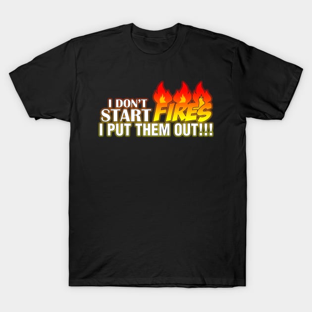 Fire Extinguisher T-Shirt by WhatProductionsBobcaygeon